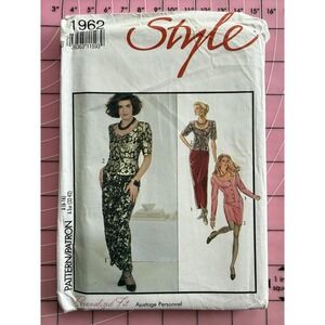 1980's Style Misses' Jacket,Skirt Pattern‎ 1962 Size 6-16 UNCUT
